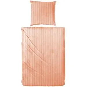 Höffner Renforcé Bettwäsche-Set   ¦ orange ¦ Maße (cm): B: 155 H: 1
