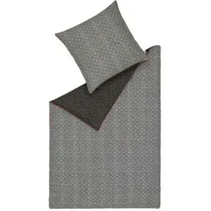 Esprit Satin Bettwäsche-Set   ¦ schwarz ¦ Maße (cm): B: 155 H: 2,5