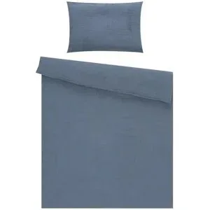 Uups Bettwäsche  Baby Musselin ¦ blau ¦ Maße (cm): B: 100