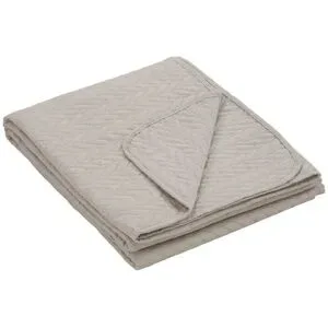 IBENA Tagesdecke  Nancy ¦ beige ¦ 100% Baumwolle ¦ Maße (cm): B: 140