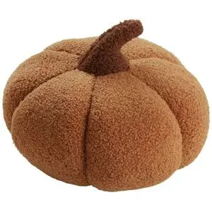 Höffner Kissen  Kürbis ¦ orange ¦ Maße (cm): B: 25 H: 25