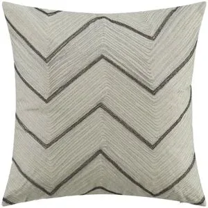 Höffner Kissen  ZickZack ¦ beige ¦ Maße (cm): B: 45