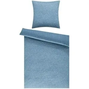 como Satin Wende-Bettwäsche  Dotted ¦ türkis/petrol ¦ Maße (cm): B: 135