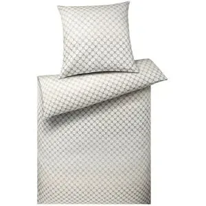 JOOP! Mako Satin Bettwäsche  Cornflower Gleam ¦ grau ¦ Maße (cm): B: 135