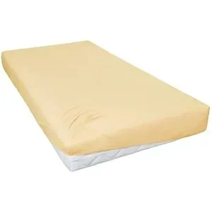 como Jersey-Spannbetttuch   ¦ gelb ¦ Maße (cm): B: 180
