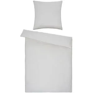 como Satin Bettwäsche  Satin Piping ¦ weiß ¦ Maße (cm): B: 135