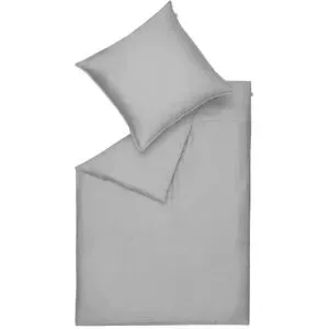 SCHÖNER WOHNEN Kollektion Satin Bettwäsche  Pure ¦ grau ¦ Maße (cm): B: 135