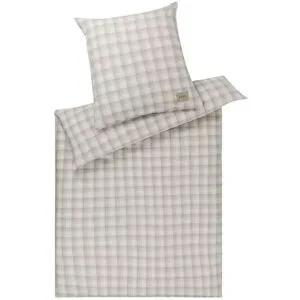 JOOP! Soft-Flanell-Bettwäsche  Soft Checks ¦ creme ¦ Maße (cm): B: 135