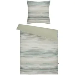 Como Green Satin Wende-Bettwäsche  Ombre ¦ grün ¦ Maße (cm): B: 135