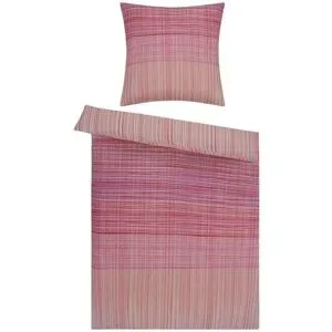 como Satin Bettwäsche  Neon Stripes ¦ rosa/pink ¦ Maße (cm): B: 135