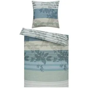 como Satin Bettwäsche  Nature Stripes ¦ mehrfarbig ¦ Maße (cm): B: 135