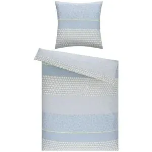 Perkalbettwäsche  Jette Home ¦ blau ¦ Maße (cm): B: 155