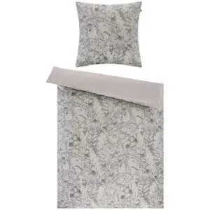SCHÖNER WOHNEN Kollektion Satin Wende-Bettwäsche  True ¦ grau ¦ Maße (cm): B: