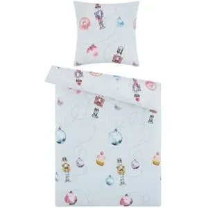 como Biber Bettwäsche  Sweet Nutcracker ¦ blau ¦ Maße (cm): B: 135