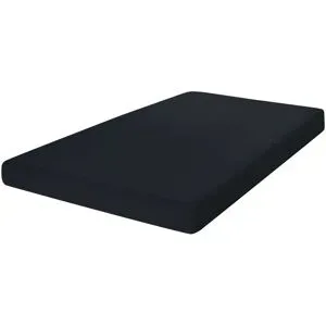 como Boxspring-Spannbettlaken  Uni Jersey 3700 ¦ schwarz ¦ Maße (cm): B: 140