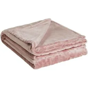 como Flanelldecke  Deluxe ¦ rosa/pink ¦ Synthetik ¦ Maße (cm): B: 150