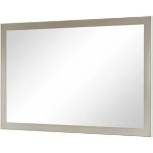 Höffner Spiegel 120 x 77 cm Duna ¦ beige ¦ Glas,Aluminium,Holzwerkstoff ¦ Maße (cm): B: