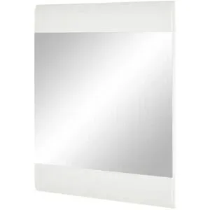 Höffner Spiegelpaneel  Cortina ¦ weiß ¦ Holzwerkstoff,Glas ¦ Maße (cm): B: 80 H: 80 T: