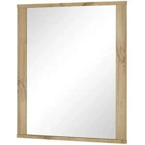 uno Spiegel 75 x 85 cm Yambio ¦ holzfarben ¦ Glas,Aluminium,Holzwerkstoff ¦ Maße