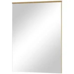 Wohnwert Spiegel 58 x 73 cm Valeo ¦ holzfarben ¦ Glas,Aluminium,Holzwerkstoff ¦