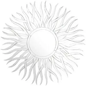 Höffner Spiegel Ø 120 cm Tabea ¦ verspiegelt ¦ Glas,Aluminium ¦ Maße (cm): T: 2.2  Ø:
