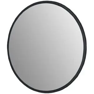 Höffner Spiegel 60 cm Giulio ¦ schwarz ¦ Metall,Glas ¦ Maße (cm): T: 2.0  Ø: 60