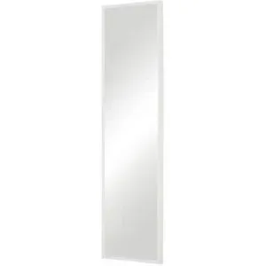 Höffner Wandspiegel  Menzino ¦ weiß ¦ Holzwerkstoff,Glas ¦ Maße (cm): B: 40 H: 160
