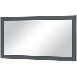Höffner Spiegel 120 x 60 cm Duna ¦ grau ¦ Glas,Aluminium,Holzwerkstoff ¦ Maße (cm): B: