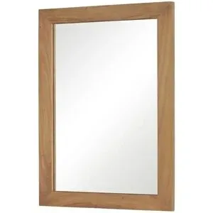 Höffner Spiegel 60 x 80 cm Chex ¦ holzfarben ¦ Glas,Aluminium ¦ Maße (cm): B: 60 H: 80