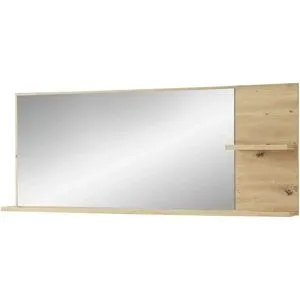 uno Spiegel 148 x 60 cm Turin ¦ holzfarben ¦ Glas,Aluminium,Holzwerkstoff ¦ Maße