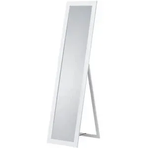 Höffner Standspiegel  Muscoline ¦ weiß ¦ Glas,Aluminium,Holzwerkstoff ¦ Maße (cm): B: 40