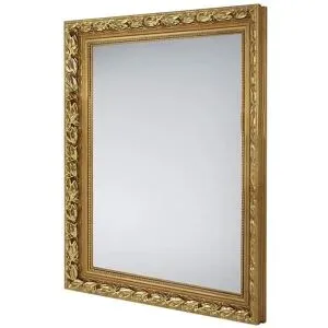 Höffner Spiegel  Serle ¦ gold ¦ Glas,Aluminium,Holzwerkstoff ¦ Maße (cm): B: 55 H: 70 T: