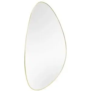 Höffner Spiegel  Peri ¦ gold ¦ Glas,Aluminium,Metall ¦ Maße (cm): B: 40 H: 60 T: 0.3