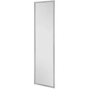 Höffner Spiegel  Pregasina ¦ grau ¦ Glas,Aluminium,Kunststoff ¦ Maße (cm): B: 34 H: 125