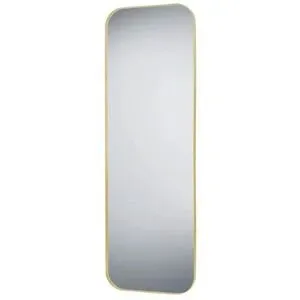 Höffner Spiegel 50 x 150 cm Britney ¦ gold ¦ Metall ¦ Maße (cm): B: 2,8 H: 150