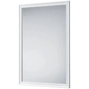 Höffner Spiegel 50 x 70 cm Frieda ¦ weiß ¦ Kunststoff ¦ Maße (cm): B: 1,9 H: 70
