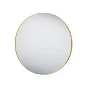 Höffner Spiegel 80 cm Britney ¦ gold ¦ Metall ¦ Maße (cm): B: 2,8 H: 80