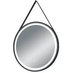 Höffner Badspiegel  Finchen ¦ schwarz ¦ Metall ¦ Maße (cm): B: 4 H: 60