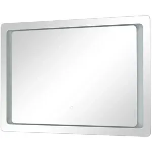 Höffner Badspiegel  Silbersee ¦ verspiegelt ¦ Glas ¦ Maße (cm): B: 110 H: 70 T: 3.0