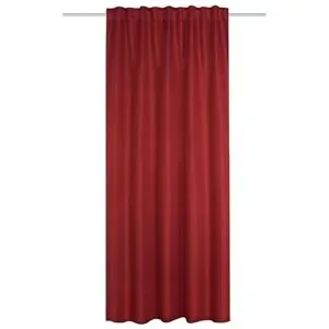 HOMEbasics Verdunklungsschal   ¦ rot ¦ Maße (cm): B: 135