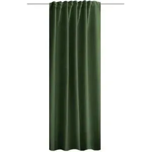 HOMEbasics Fertigschal   ¦ grün ¦ Maße (cm): B: 135 H: 225