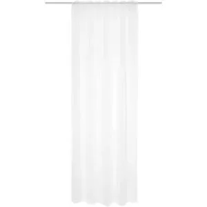 HOMEbasics Fertigschal   ¦ weiß ¦ Maße (cm): B: 140 H: 245