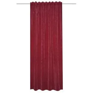 HOMEbasics Fertigschal   ¦ rot ¦ Synthetik ¦ Maße (cm): B: 135