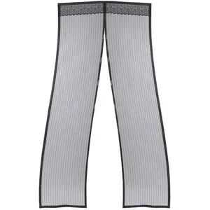 EasyMaxx Moskitonetz  03238 ¦ schwarz ¦ Kunststoff ¦ Maße (cm): B: 90 H: 210