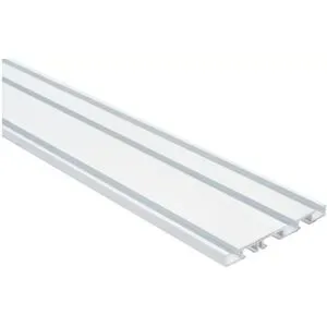 Mydeco Vorhangschiene Level 3-Lauf   ¦ weiß ¦ Aluminium ¦ Maße (cm): B: 7,7 H: