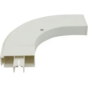 Mydeco VHS Rundbogen 1-Lauf   ¦ weiß ¦ Kunststoff ¦ Maße (cm): B: 16 H: 1,7