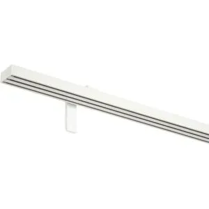 Mydeco Vorhangschiene smart 3-Lauf   ¦ weiß ¦ Aluminium ¦ Maße (cm): B: 210 H: 2