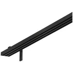 Mydeco Vorhangschiene smart 3-Lauf   ¦ schwarz ¦ Aluminium ¦ Maße (cm): B: 210