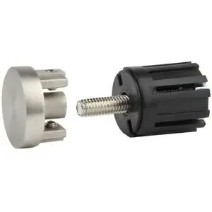 Mydeco Endstück match   ¦ silber ¦ Stahl ¦ Maße (cm): B: 2,5 H: 2,5