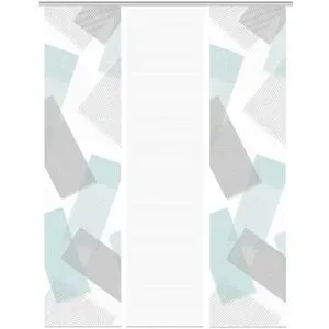 VISION S Schiebevorhang   ¦ grün ¦ Synthetik ¦ Maße (cm): B: 60 H: 260